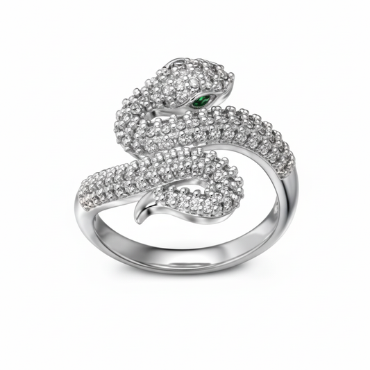 Snake Ring Clean White Background