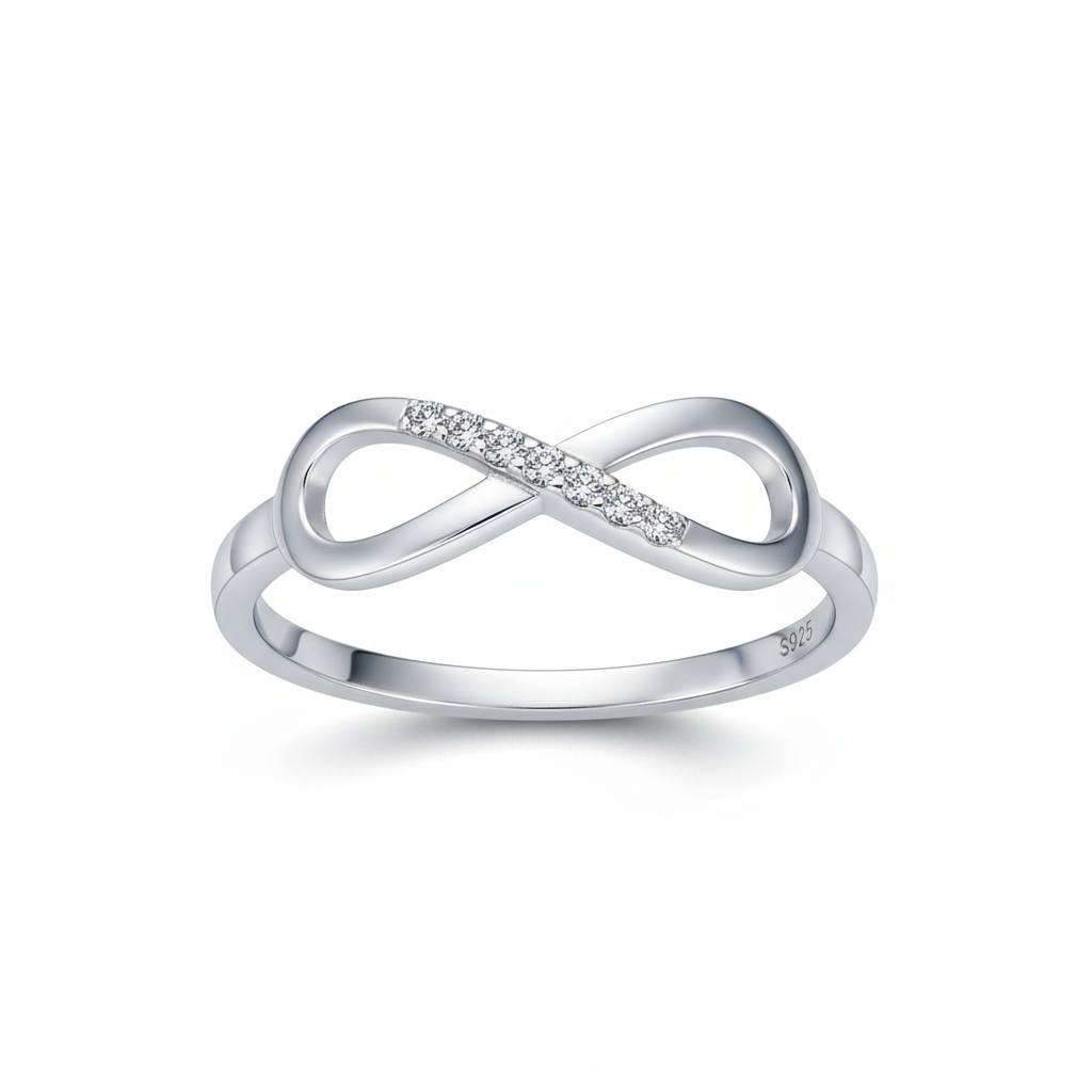 Infinity Ring White Background
