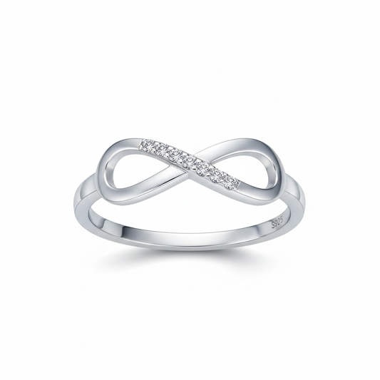 Infinity Ring White Background