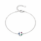 925 Sterling Silver Horseshoe Charm Bracelet